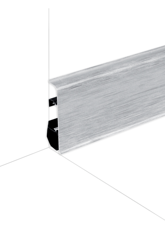 Podlahová lišta ARBITON INDO 41 - Aluminium Light Roh vonkajší 