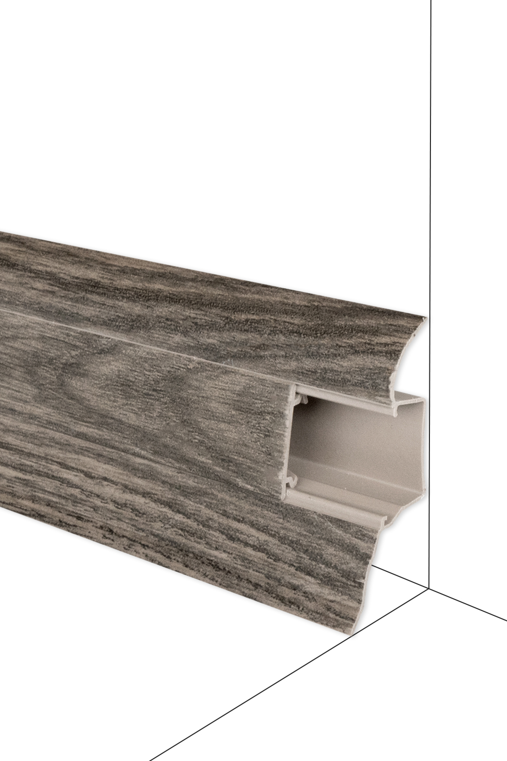 Podlahová lišta Döllken W466 - Dub Magnus - dĺžka 250 cm Roh vnútorný 