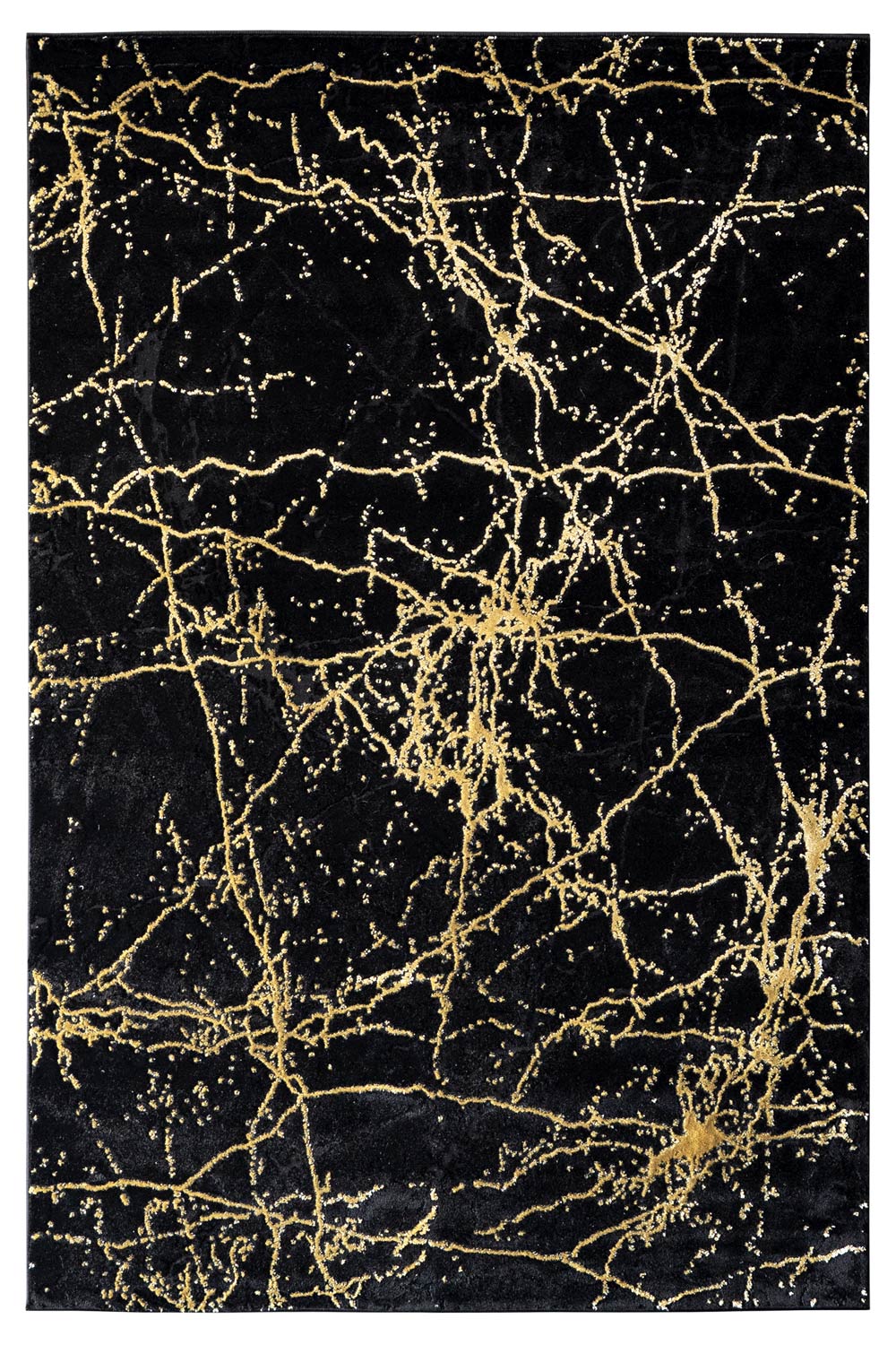 Kusový koberec ELITE 4355 black/gold 160x220 cm