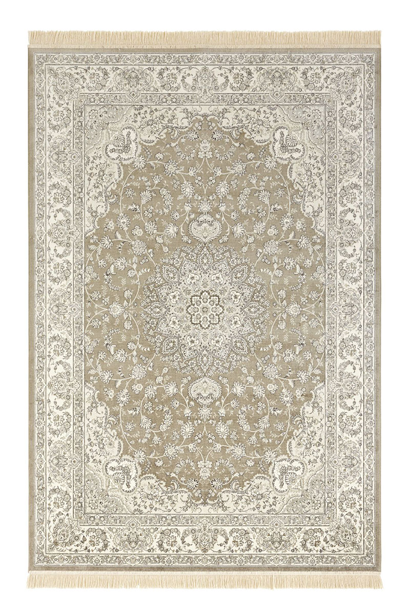 Kusový koberec Nouristan Naveh 104380 Olive green Grey 95x140 cm