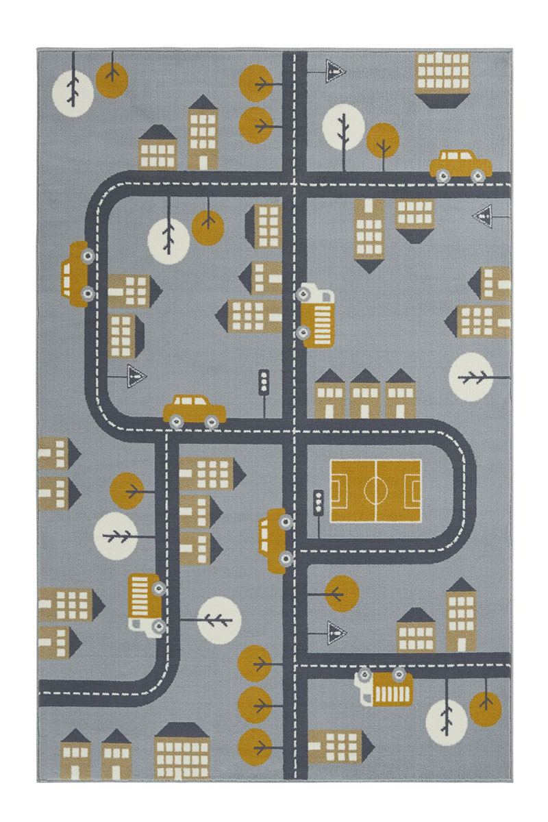 Detský kusový koberec Hanse Home Adventures 105530 Mouse Mustard 160x220 cm