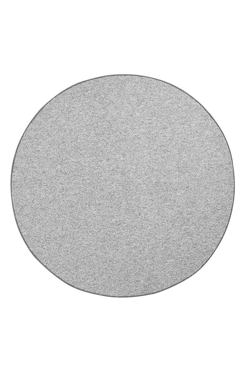 Kruhový kusový koberec Hanse Home BT Carpet Wolly 102840 Grey Ø 133 cm