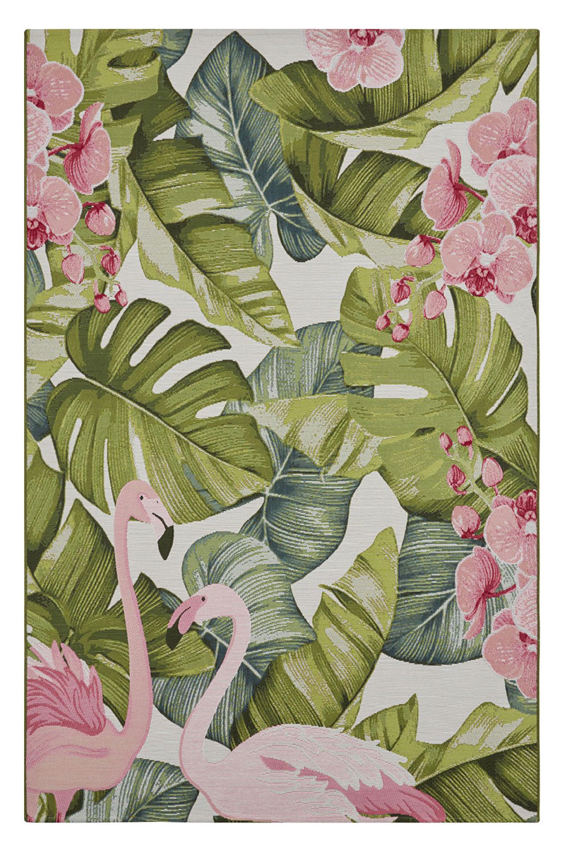 Kusový koberec Hanse Home Flair 105614 Tropical Flamingo 160x235 cm