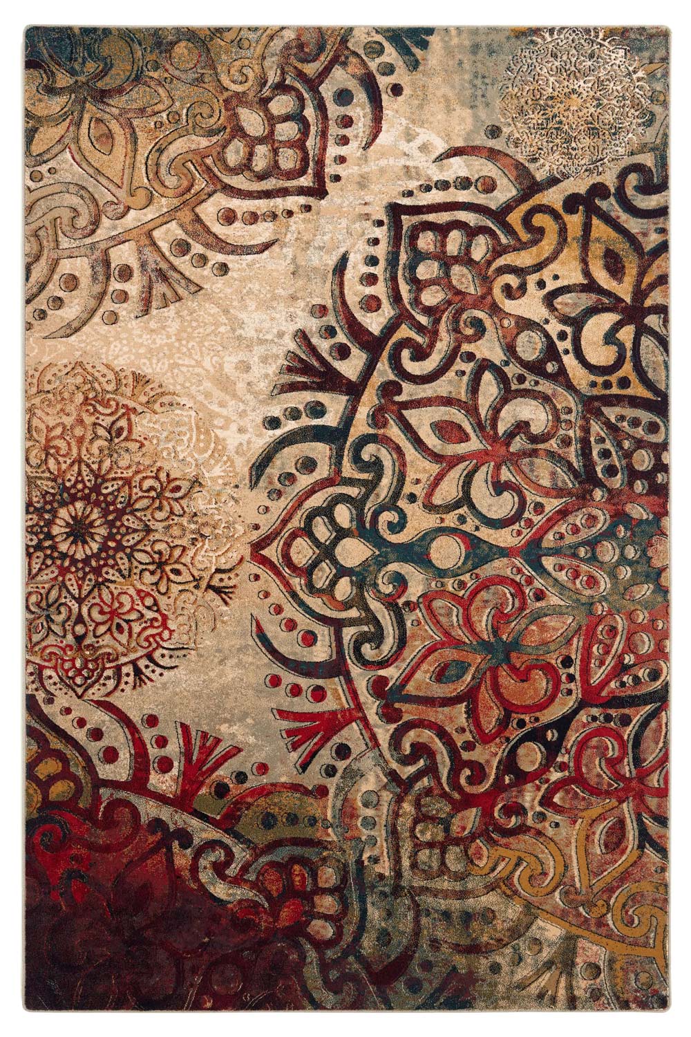 Kusový koberec POLONIA Boho Red 170x235 cm
