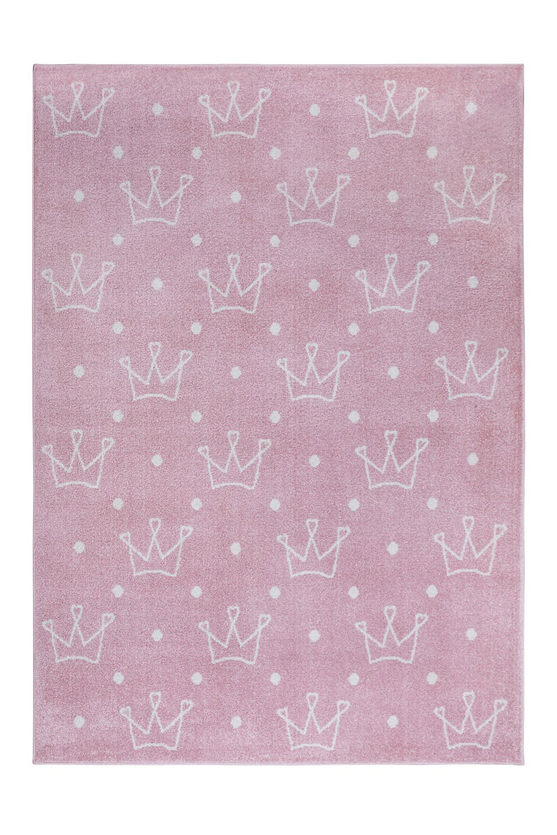 Detský kusový koberec Hanse Home Adventures 105947 Crowns Rose 120x170 cm