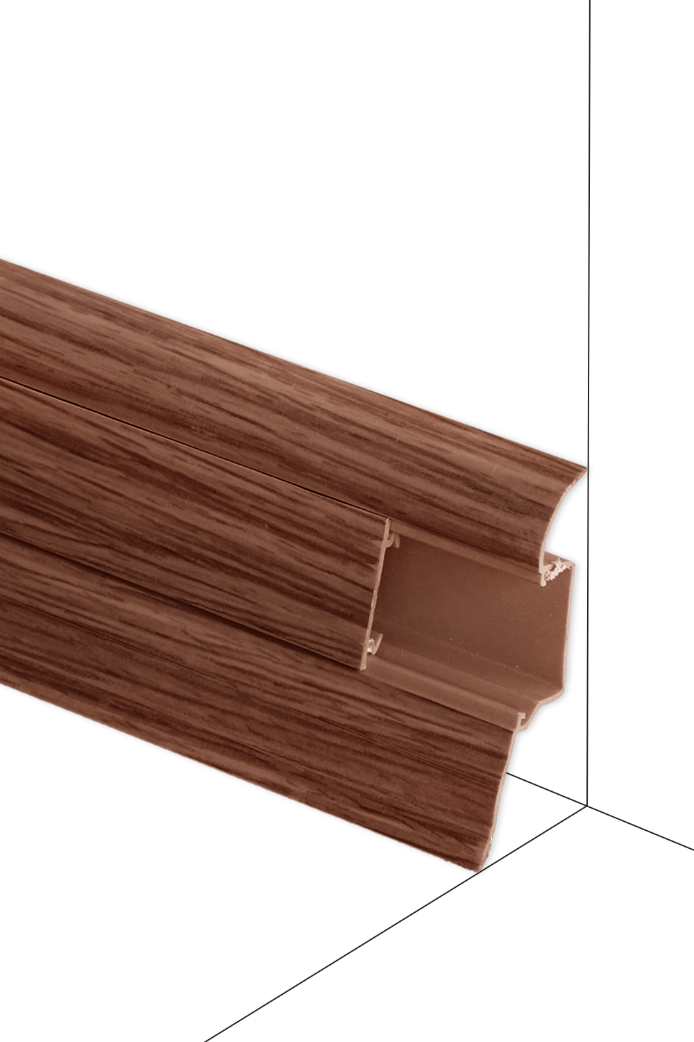Podlahová lišta Döllken W167 - Nerbau - dĺžka 250 cm Lišta 