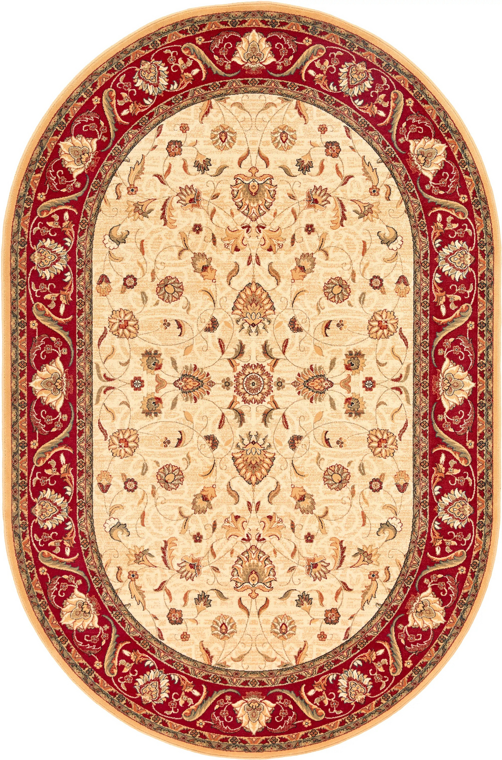 Kusový koberec OMEGA Aries Jasny Rubin Ovál 170x235 ovál cm